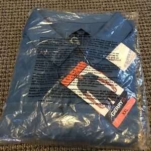 Gerry Mens Blue XXL Polo Shirt NEW In Bag